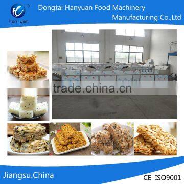 Super quality sesame candy cutting machine,peanut candy bar equipment