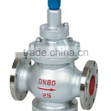 adjustable diaphragm pressure reducing valve for steam