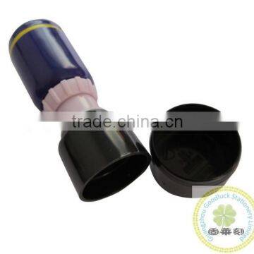 Purple color flash plastic stamp