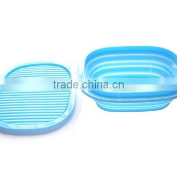 rectangle collapsible silicone bowls unbreak easy to carry
