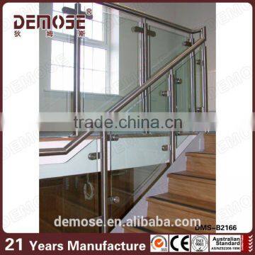 glass handrail for stairs/SS handrail baluster