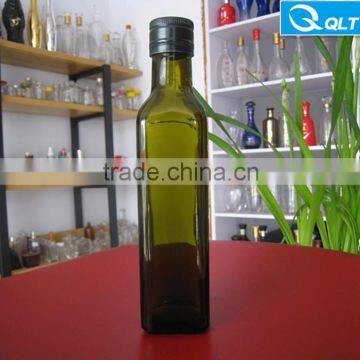 cheap price glass green empty olive oil bottle