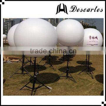 Malaysia inflatable crystal balloon, outdoor inflatable balloon stand for wedding events