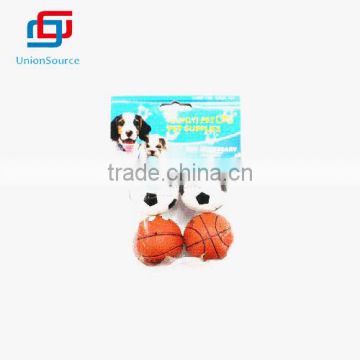 4pcs Popular Basketball&Football Shape Pet Toys