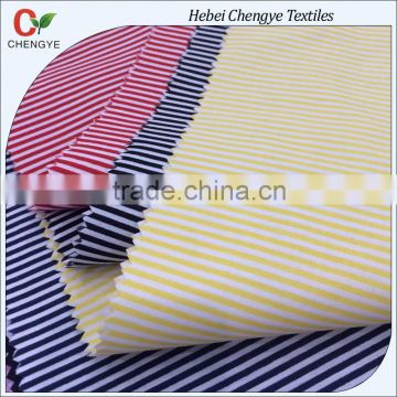 100% polyester striped fabric for dress