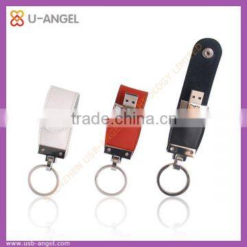 cool design leather usb pen drive 16gb bulk cheap with high speed