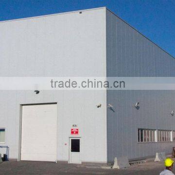 Fast delivery pre-fabrication two-nave steel storage hall