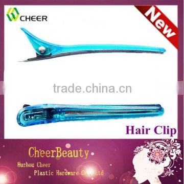 clear hair clips HC015/hair styling clip/hairdressing hair clip