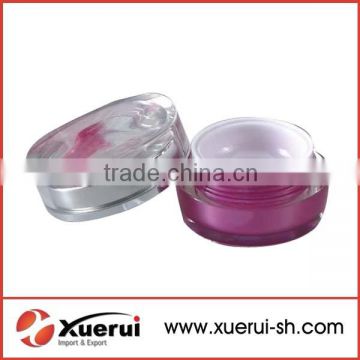 cosmetic acrylic jar, lotus leaf series