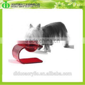 DDT-B004 Trade Assurance Modern Acrylic Dog Bowl Stand