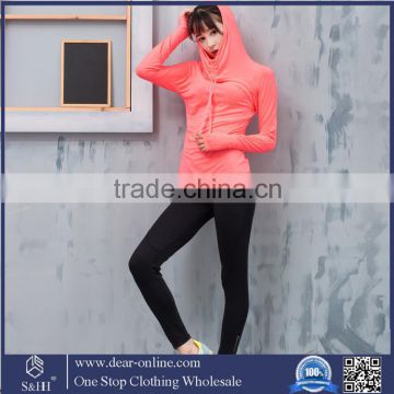 outdoor sports fitness yoga pants Sweater Hoodie running suit wholesale