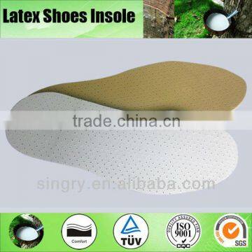 breathable arch support latex foam shoes insole