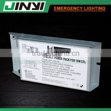 Emergency conversion kit for fluorescent lamp