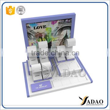 jewellery display black white acrylic stand for choice with fancy color jewelry display