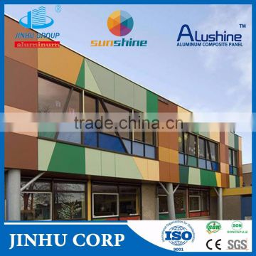 Chip colorful decoration material/ aluminum composite panel from factory