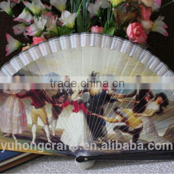 Hand-painted Spanish wood fan