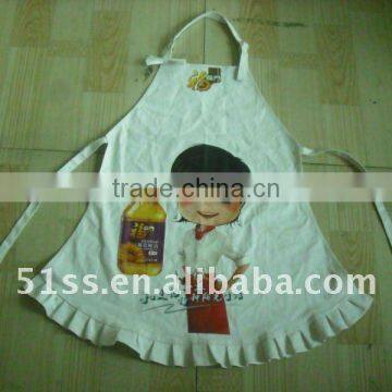 white apron