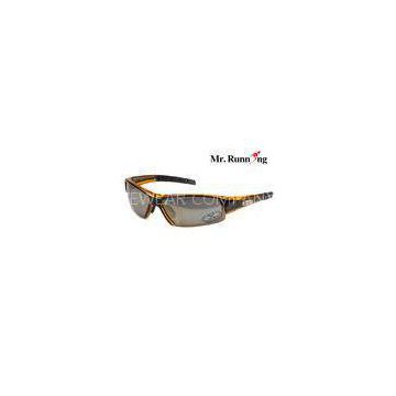 Safety Tinted Sporting Glasses , Polycarbonate Lens Bike Eyeglasses