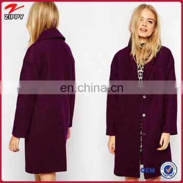long design tweed fashion woman winter coats