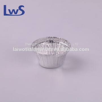 Disposable Tin Foil Boxes, Round Thickened Golden Foil Boxes