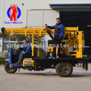 XYC-200A Tricycle Hydraulic Rotary Drilling Rig Water Borehole Drilling Machine for sale