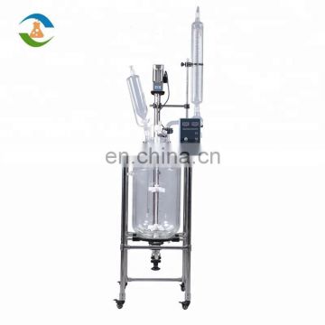 Chemical Used Distillation Device Glass Mixing Reactor