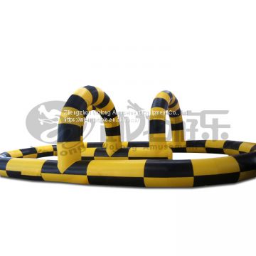 Manufacturer toys inflatable adverting inflatable track , inflatable air track