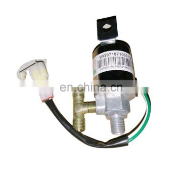 Sinotruck Howo Truck Spare Parts WG9718710001 Air Horn Solenoid Valve