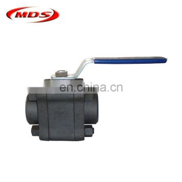 carbon steel 3PC forged ball valve dn100