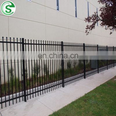 Cheap wholesale steel tubular garden fencing and gate