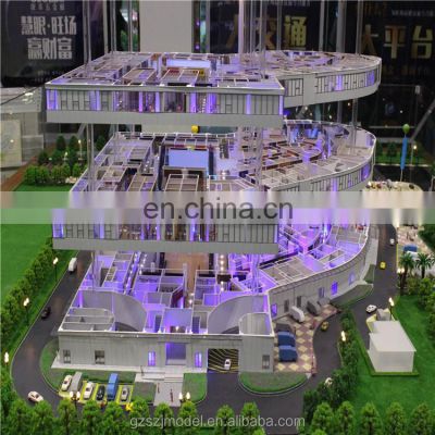 Factory price plastic block model, home building models,for real estate developer