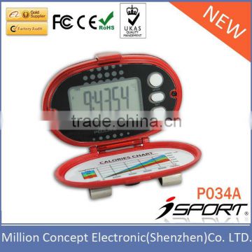 Portable Reliable Precise Walking Pedometer for manual