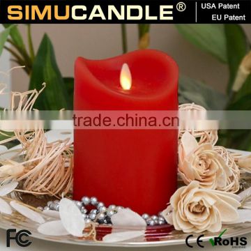wedding decorative candle with moving flame