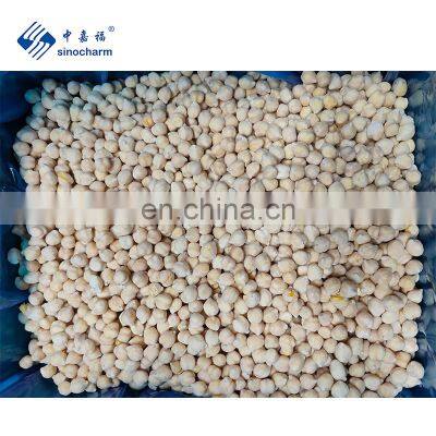 BRC A 9-13mm Bulk Package High Quality IQF Chick peas Frozen Chickpeas