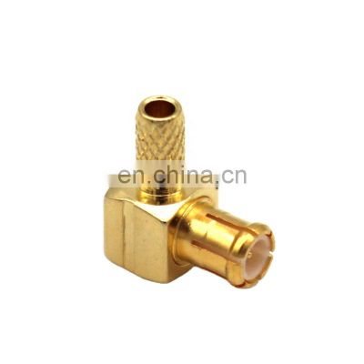 MCX Connector crimp MCX Plug Male Right Angle Connector for rg178