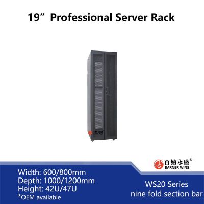 Factory OEM 19inch Professional Server Cabinet WS20 Cold Aisle Server Rack for Data Room Network