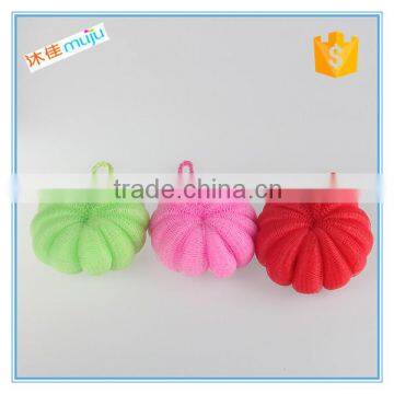 lovely Pumpkin Shaped Loofah Mesh Bath Sponge Wholesale