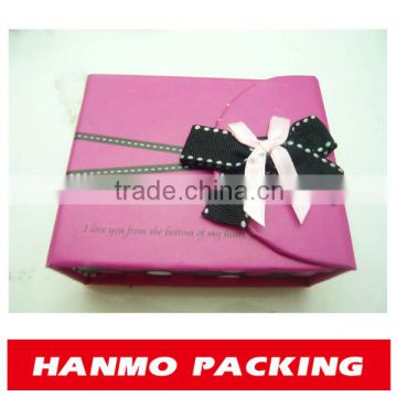pink color cardboard box packaging