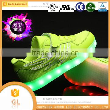 Accept Customized LOGO new design led shoes kids size girl's lighting shoes