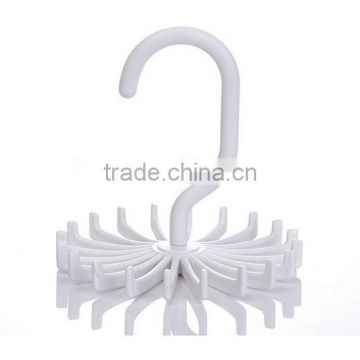 Detachable plastic hanger hook/plastic scarf hanger/plastic tie hanger
