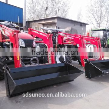 CE Standard !!Wheeled Tractor YTO-704 , 4WD Aircab Tractor with 4 in 1 front end loader
