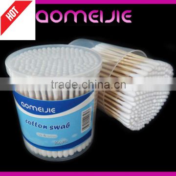 customized wooden stick cotton swabs