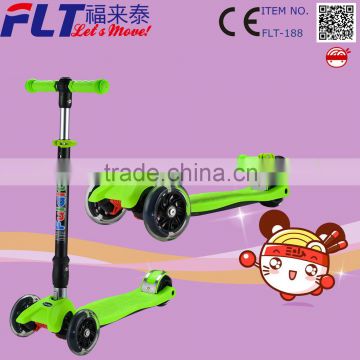 Hot sale perfect design 4 wheel folding kids kick scooter in amazing quality