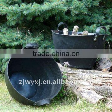Firewood basket Rubber buckets for construction Gardening storage basket