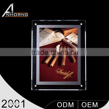 New Arrival Wholesale Laser Cutting Crystal Poster Frame