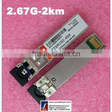 WTD 2.67G-1310nm-2km-SM-ESFP SM-2km-1310-2.5G-I RTXM192-404 optical transceiver