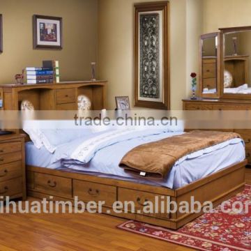 soild morden wooden bedroom furniturethe set