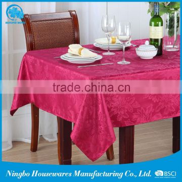 China wholesale custom plain coloured tablecloths