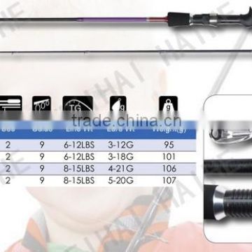 new Carbon light weight EVA handle spinning casting fishing rod