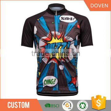 out sports professional custom anti-UV cycling jersey